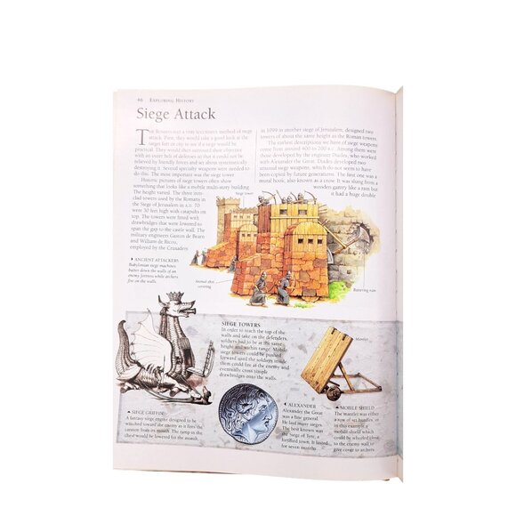 Vintage Exploring History Ancient Weapons Hardcover Book By Will Fowler Hardback - Picture 7 of 13